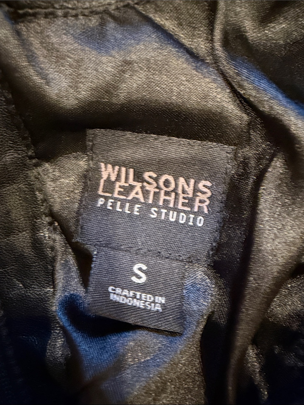 Wilsons 100% Genuine Leather Black Tank Top Size Small - Picture 7 of 11